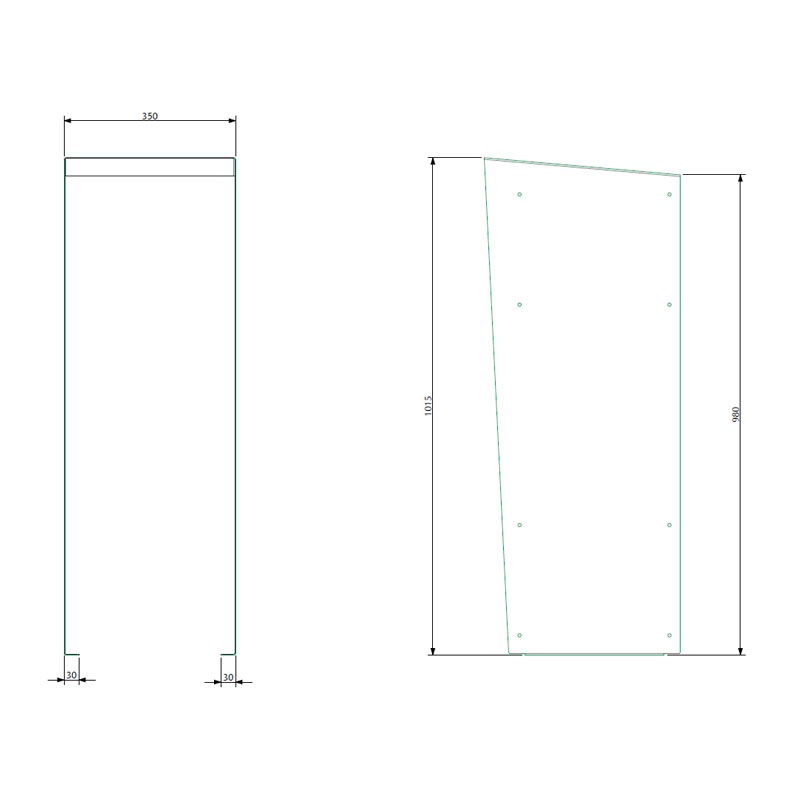 Stylish, Pillar Letter Box For Parcels & Deliveries